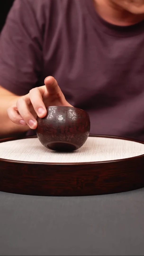 茶壶紫砂石红百福主人杯