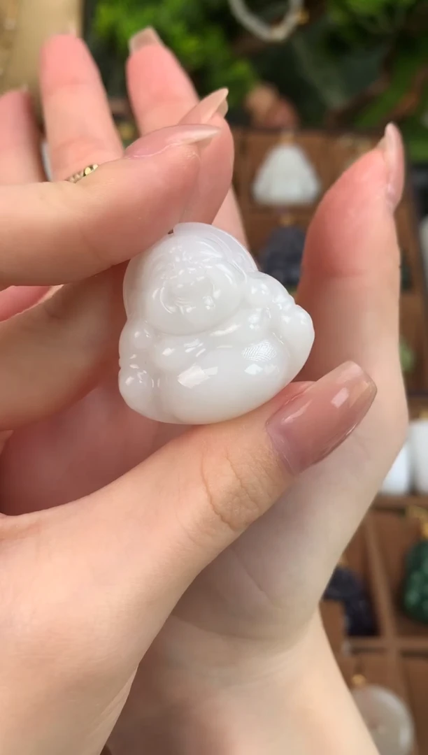 颈饰未镶嵌和田玉吊坠30mm