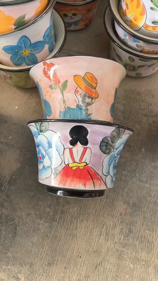 【闪购商品】摆件18-302口17高11微瑕  二一个