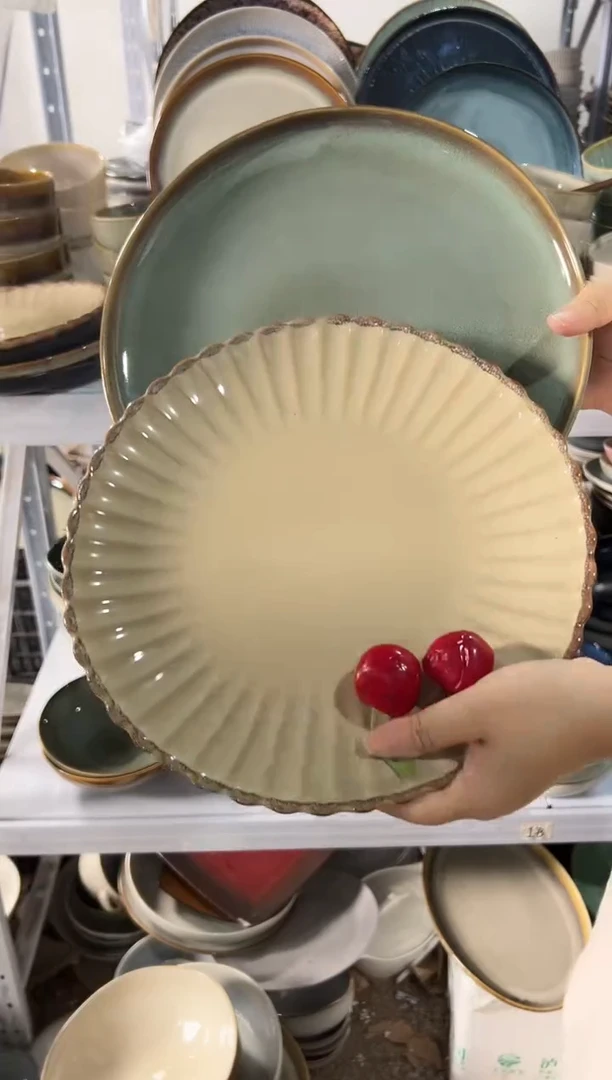 陶瓷外贸尾货瑕疵满20包邮X2 大盘组合