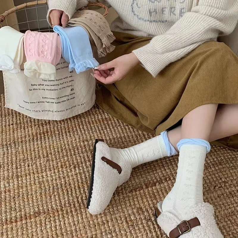 （九宫格）秋冬款简约系可爱女袜