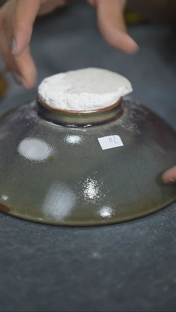 浪鬼家釉绘柴烧系列盘