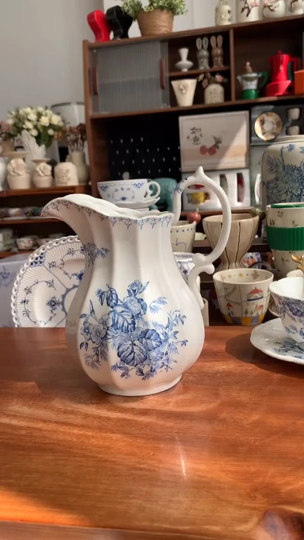 瓷【凌霄花满花】花瓶