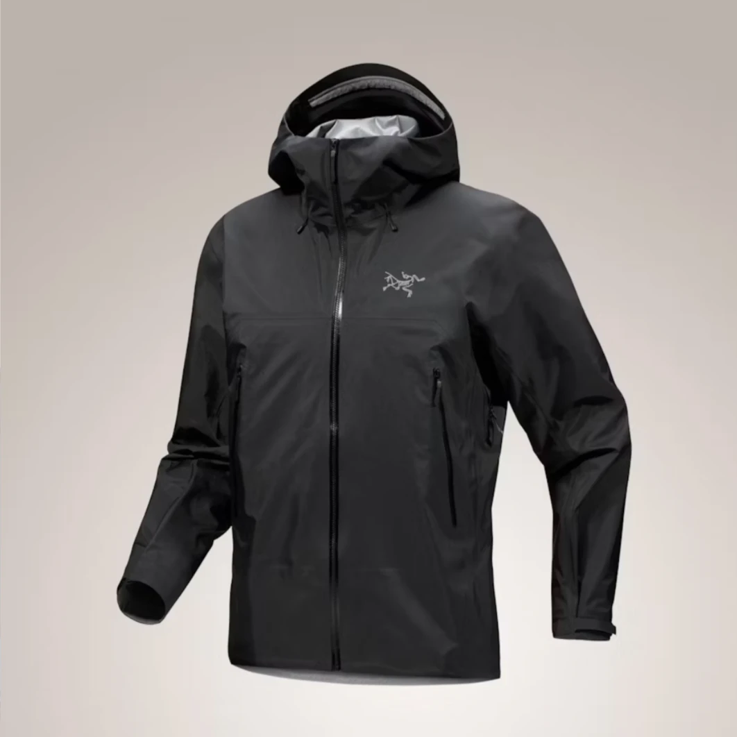 ARC'TERYX/始祖鸟BETA SL Logo刺绣连帽修身防风防水透气夹克男款