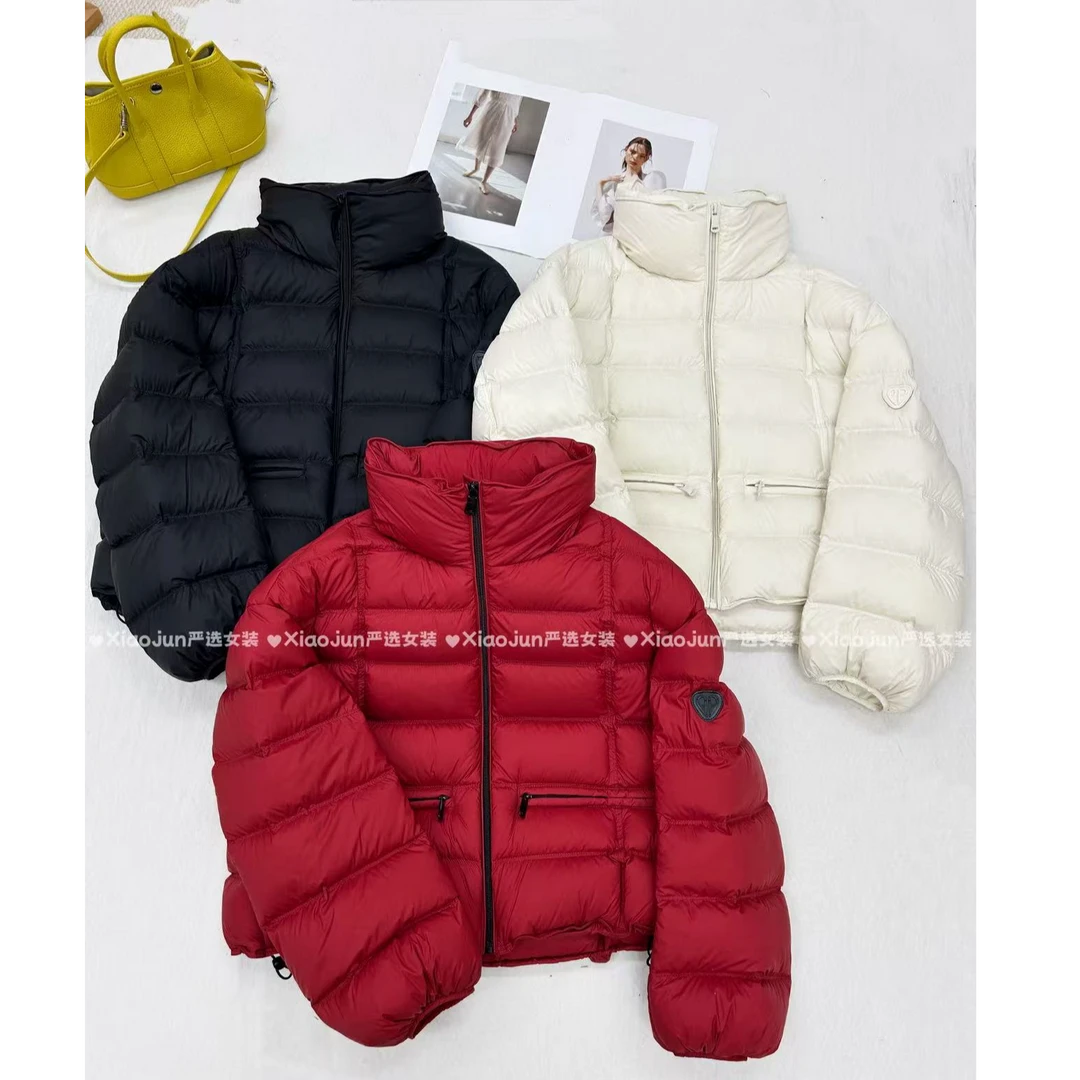 小君家~羽绒服短款冬季新款90白鸭绒欧货小个子保暖轻便排骨外套