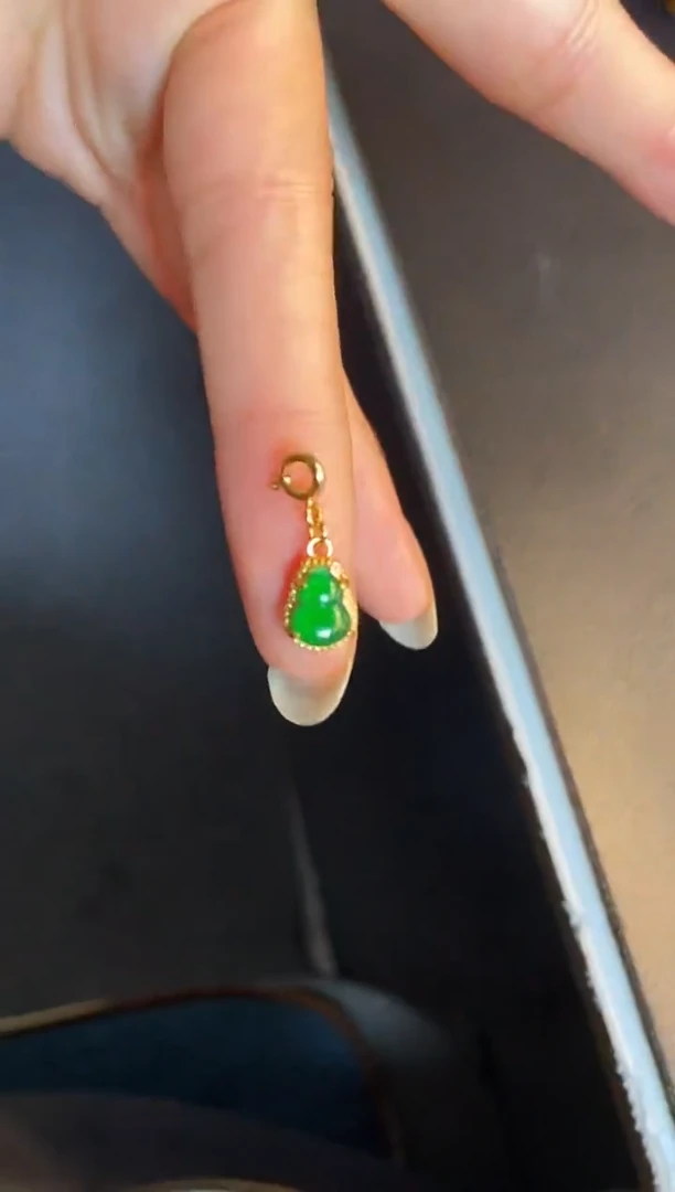 吊坠(不含链)银S925镶嵌翡翠1