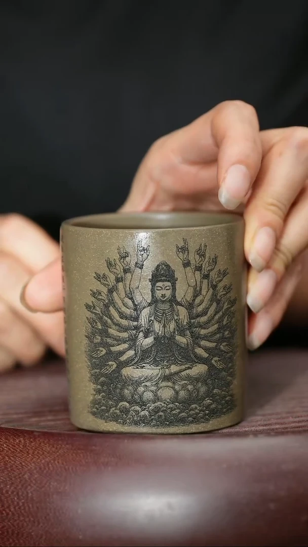 茶杯紫砂紫砂主人杯福利放漏