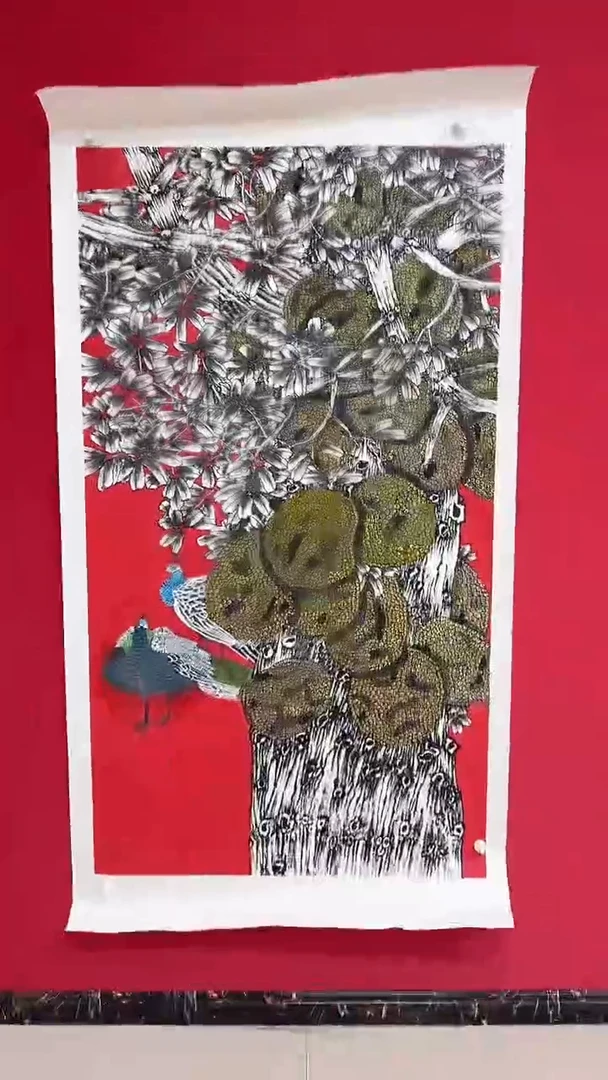 国画杨金光/花鸟/宣纸/国画