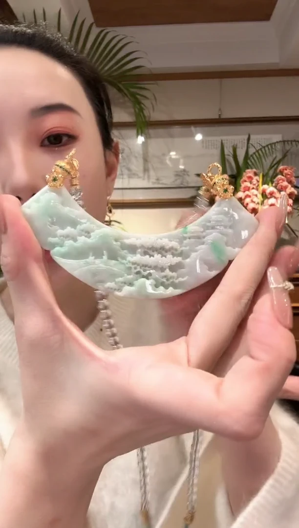 【闪购商品】翡翠颈饰未镶嵌国风