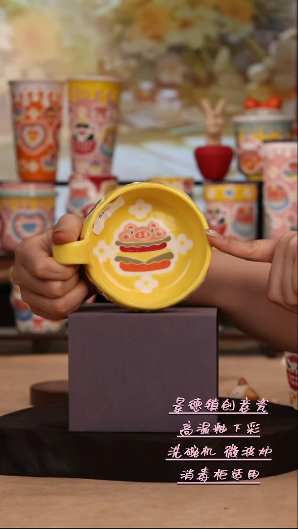 摆件景德镇原创手工陶瓷8370