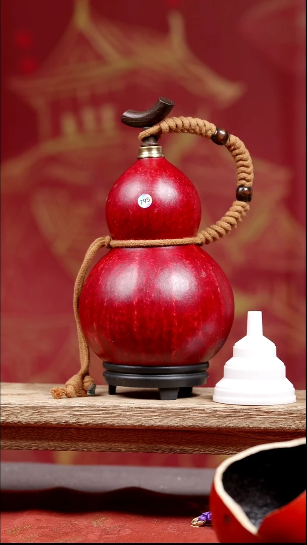 795号纯手工制作天然大漆真葫芦