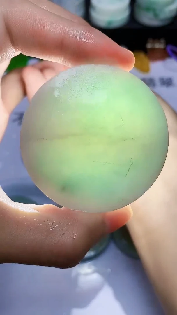 翡翠裸石缅甸天然翡翠A货914