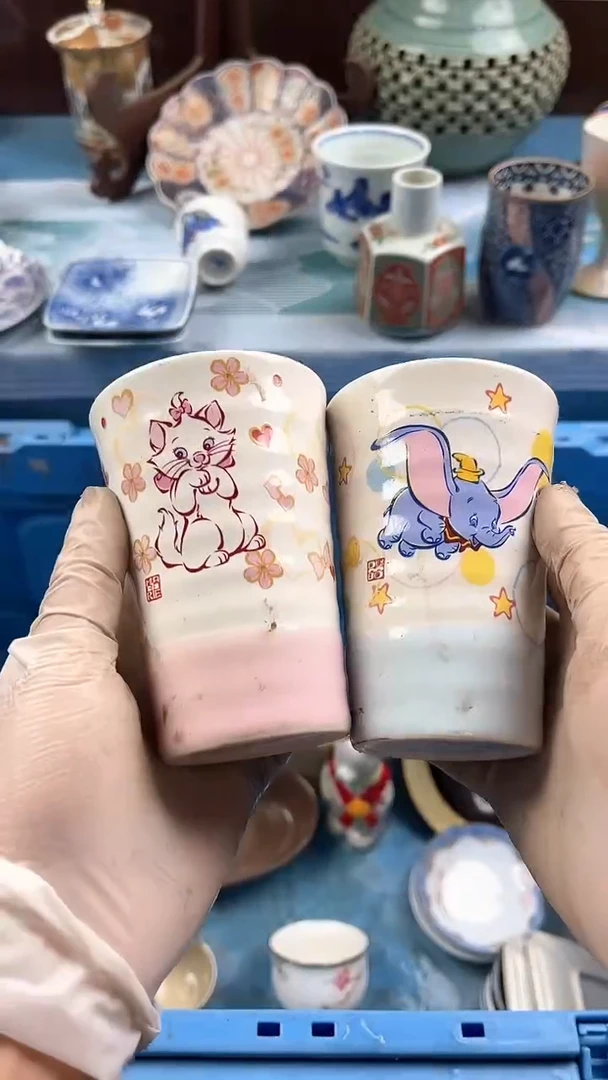 瓷片英歌瓷器满19.9包邮
