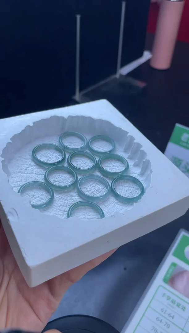 【闪购商品】翡翠戒圈未镶嵌W008-33607多样性发一