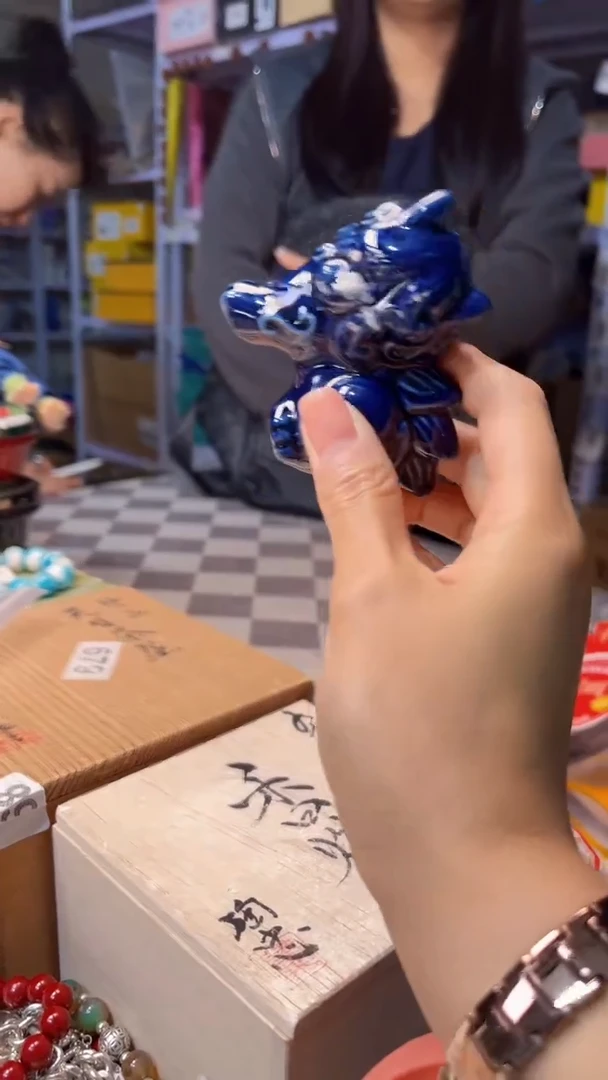 瓷片陶茶666文玩周边多人黑驴