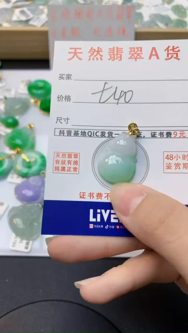 颈饰未镶嵌翡翠天然缅甸A货翡翠