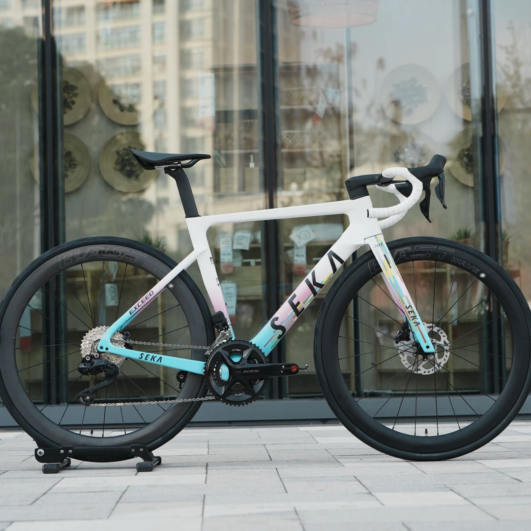 SEKA公路自行车EXCEED气动破风超轻碳纤维全内走电子变速自行车