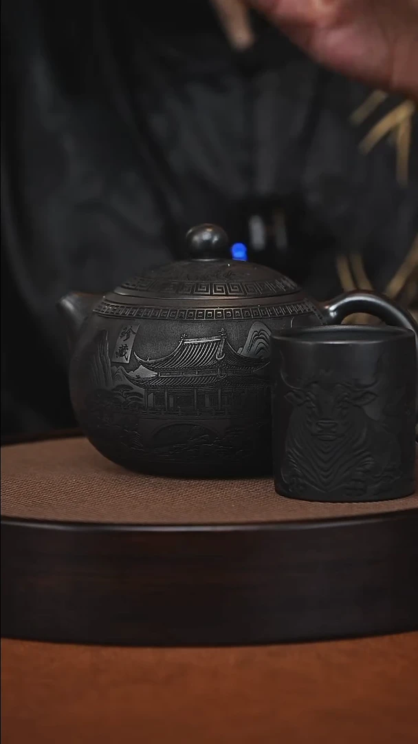 茶壶紫砂原矿紫砂壶