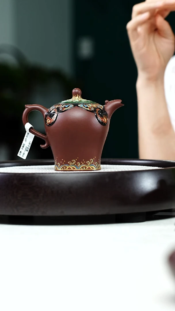 茶壶紫砂永*屹JCY-0010母仪天下-台西紫泥-175cc