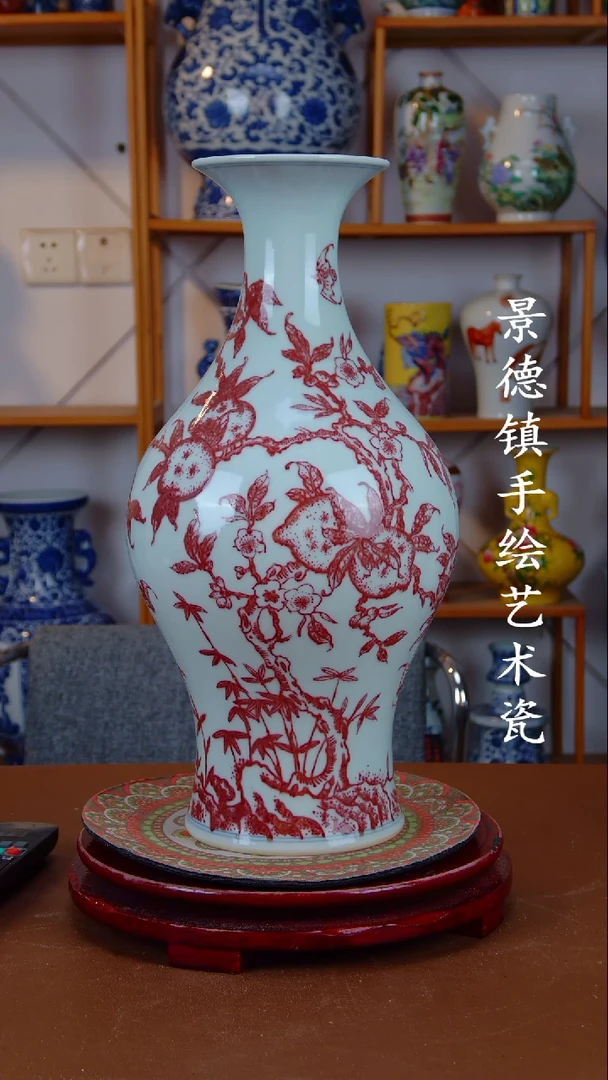 现代景德镇手工手绘陶瓷摆件81