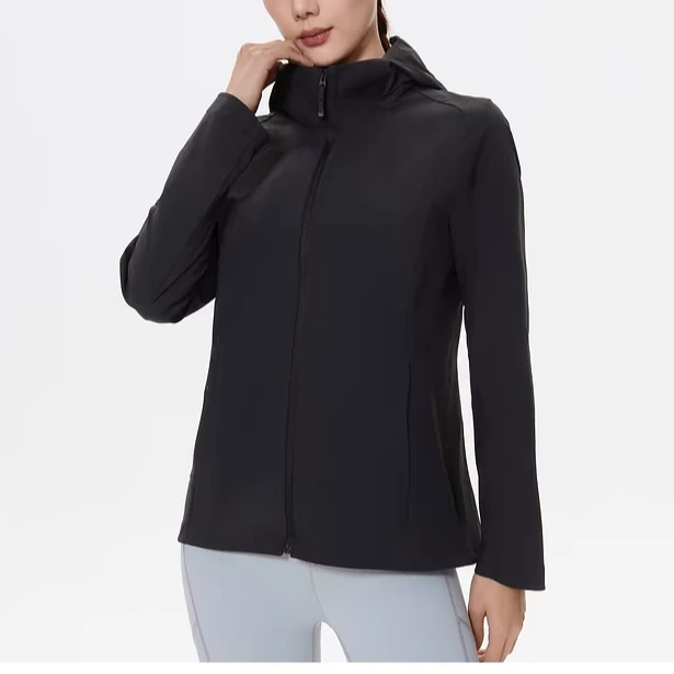 两颗女夏季运动外套防风防泼水夹克跑步户外防风休闲