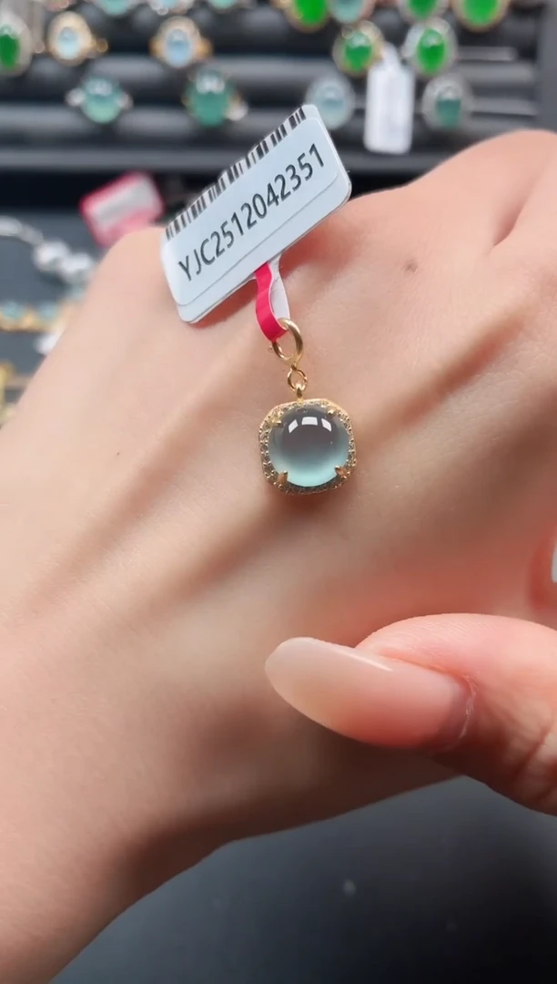 银S925镶嵌戒指翡翠11