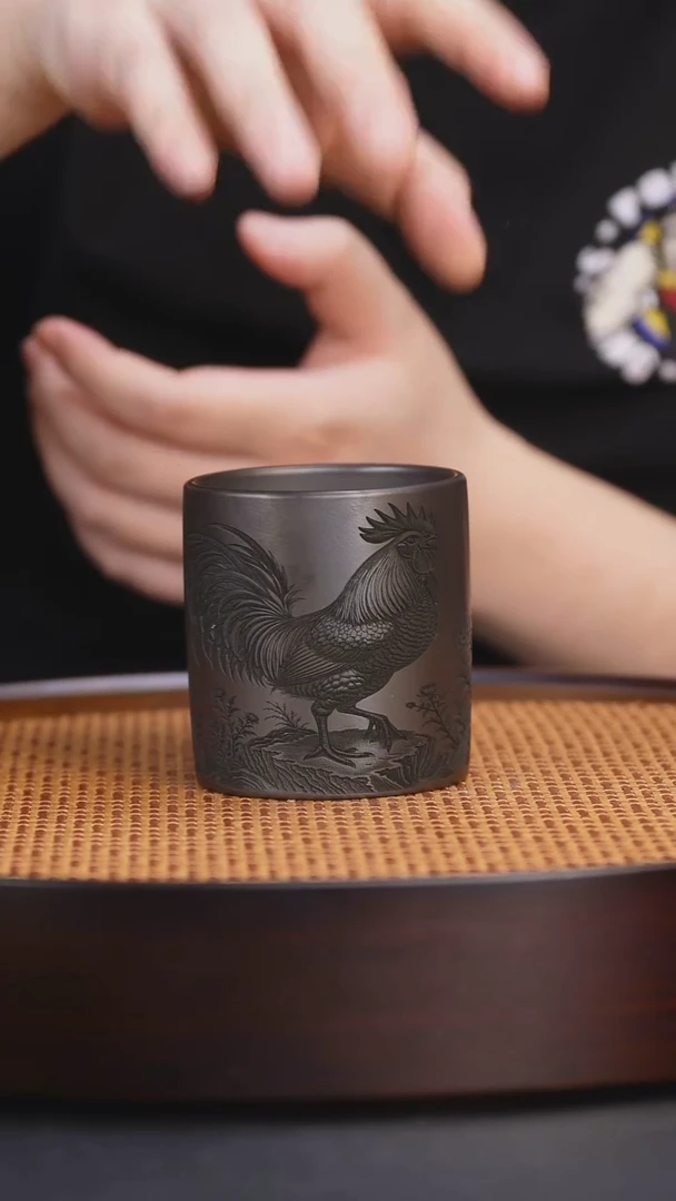 宜兴全手工紫砂杯