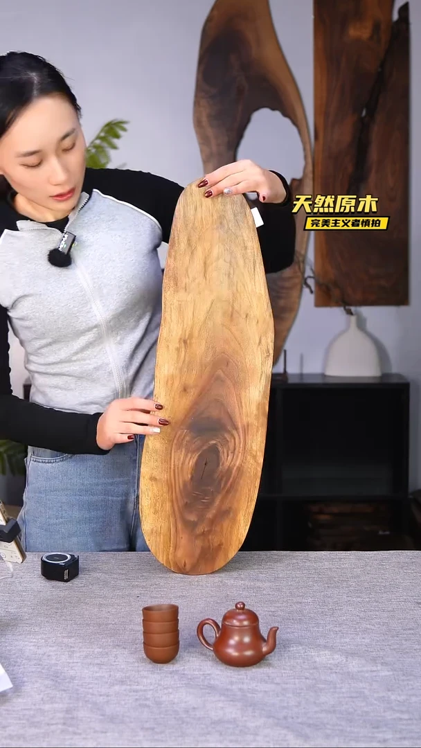 木呦***?北美黑胡桃原木.干裂疤结不属于商品质量问题