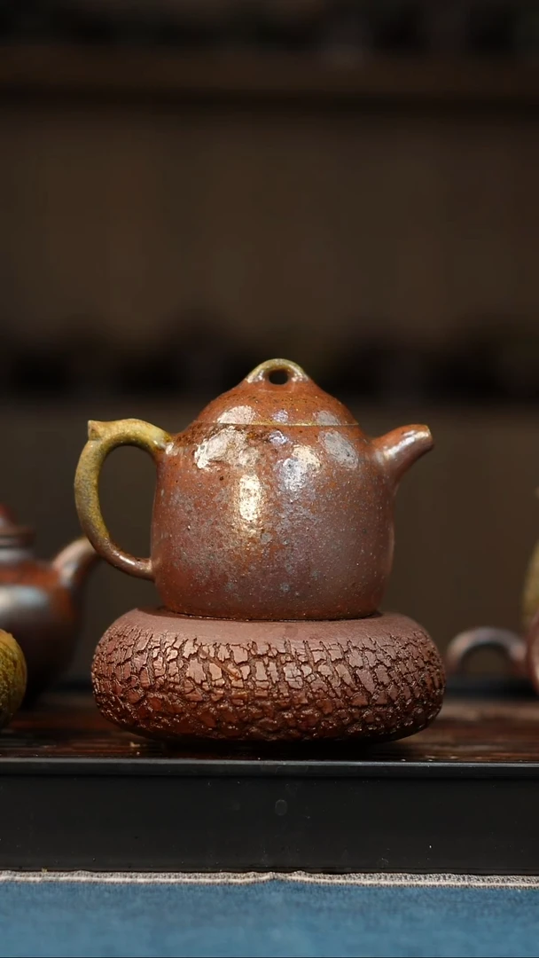 茶壶紫砂柴烧紫砂秦权