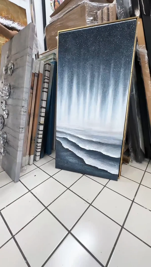 168现代艺术装饰画油画60cm*120cm