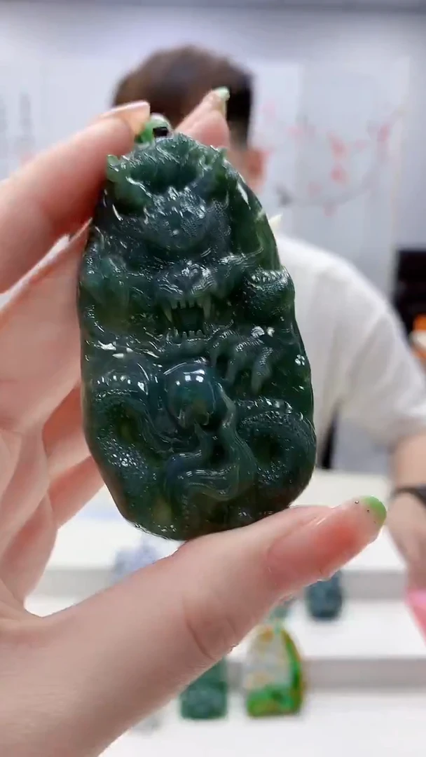 未镶嵌定制翡翠4868ry-毛货挂件71