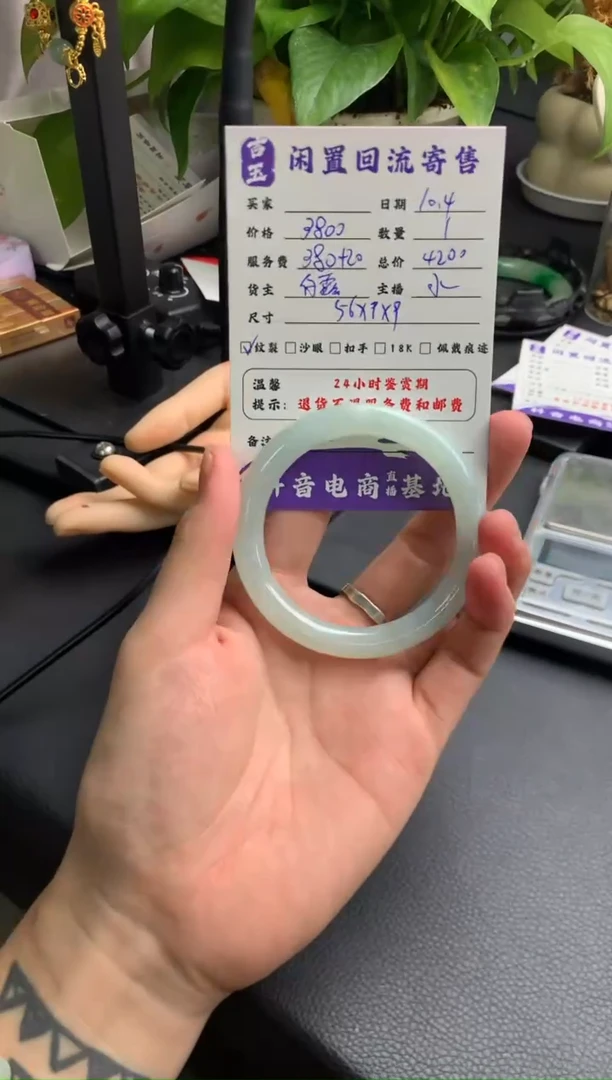 未镶嵌手镯翡翠手镯