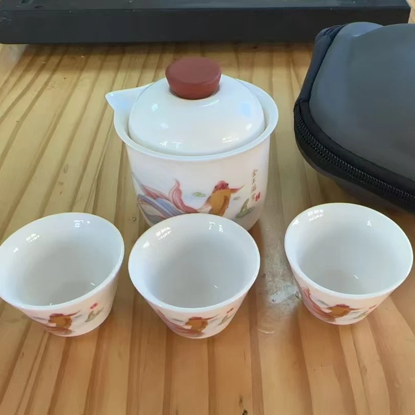 YS491-新款年年有鱼旅行茶具