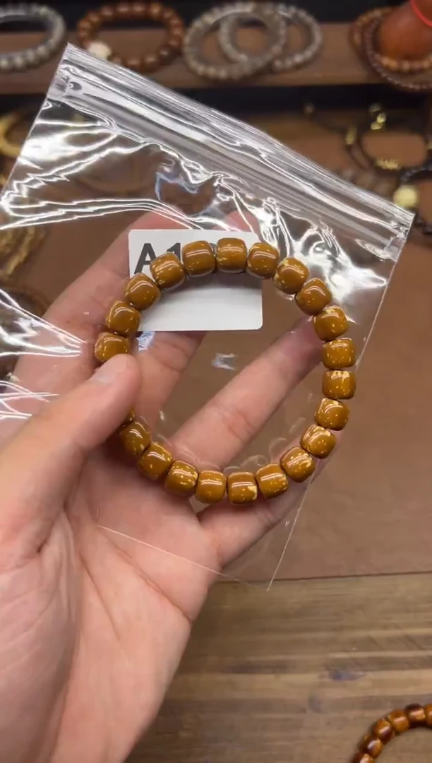 手串紫金鼠A188 卡10花皮实心 道珠