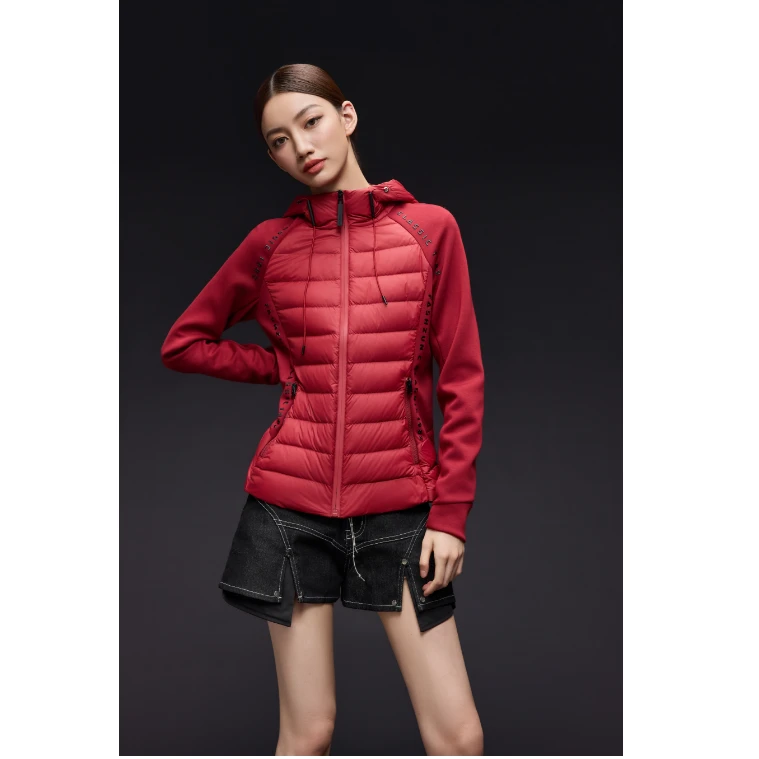 【丽公主粉丝专享1】高端品质石墨烯蓄热鹅绒服女款D66652805