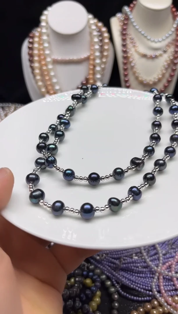 淡水珍珠未镶嵌颈饰多人