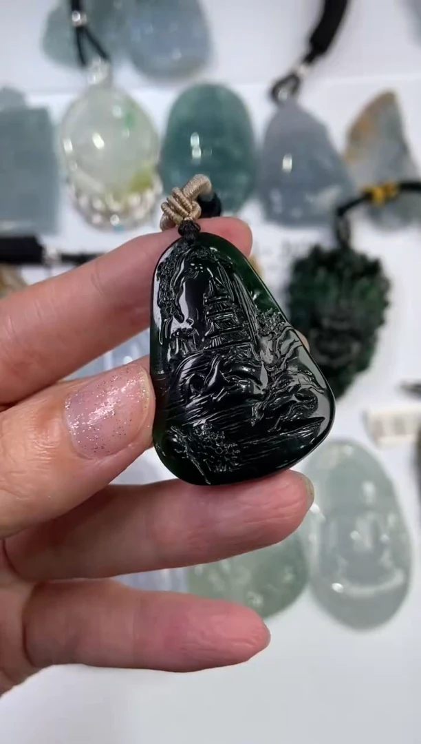 翡翠挂件未镶嵌291101