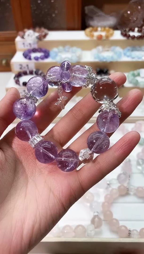 【闪购商品】水晶手串未镶嵌紫水手串