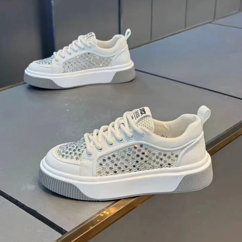 男鞋2025夏季新款镂空轻奢透气小白鞋男款休闲板鞋百搭软底潮鞋男