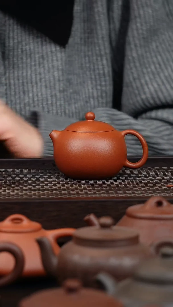【闪购商品】紫砂茶壶微瑕朱泥小西施120