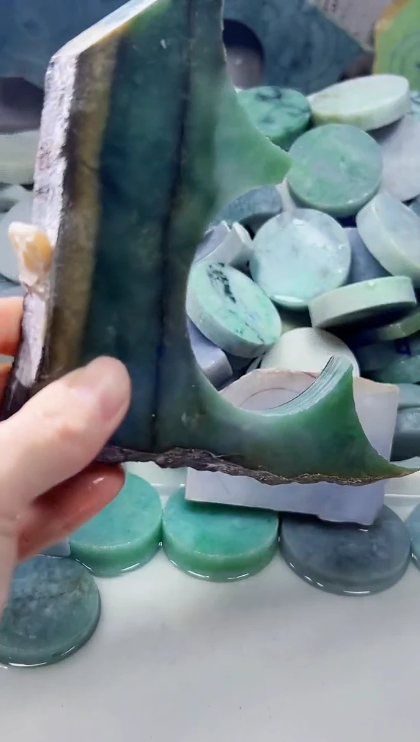 裸石翡翠天然翡翠A货玉 南 751