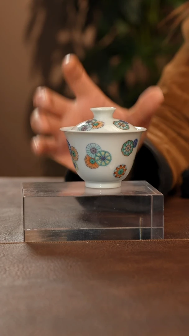 【闪购商品】瓷片青花瓷茶具斌芬陶瓷1