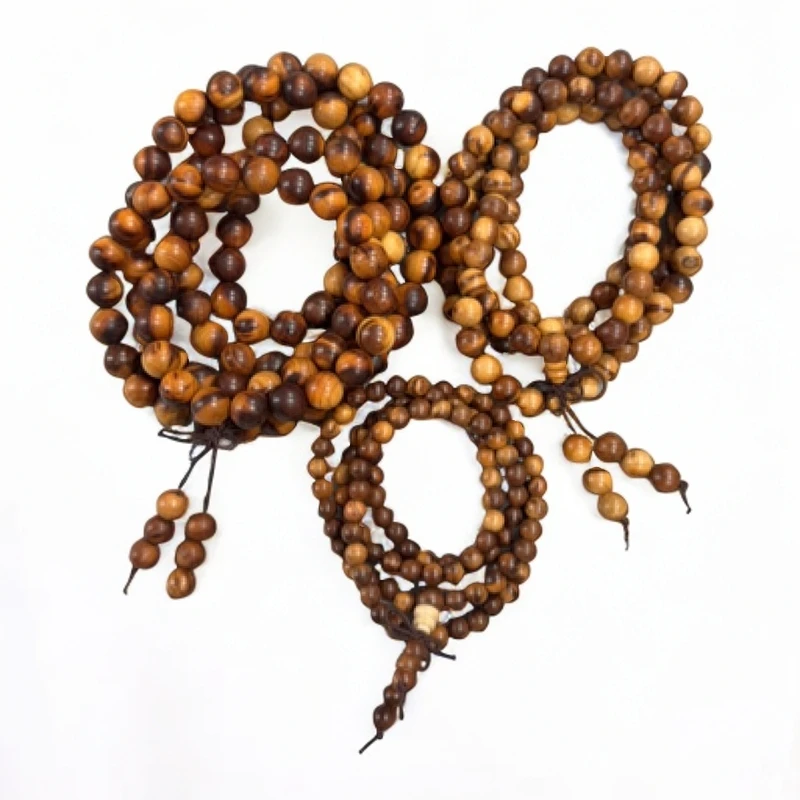 雷击木多圈手串108粒雷击桃木6mm/8mm直径小摆件手持摆件