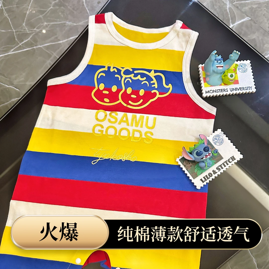 【扣号专拍】婴幼儿连体衣宝宝纯棉薄款短袖新生儿爬服哈衣婴儿睡衣