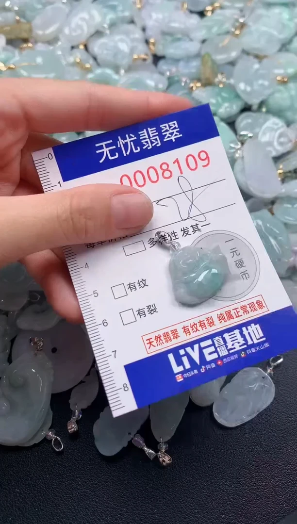 颈饰未镶嵌翡翠8109