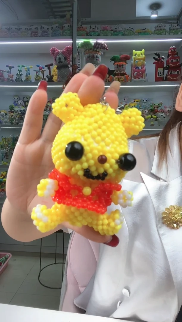 亚克力1130卡4糖果珠维尼熊材料包1套