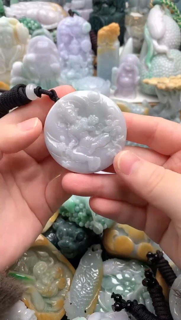 吊坠(不含链)未镶嵌翡翠1