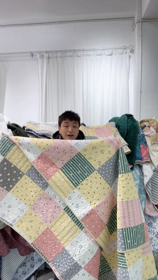 棉200*220纯棉床盖13号微瑕