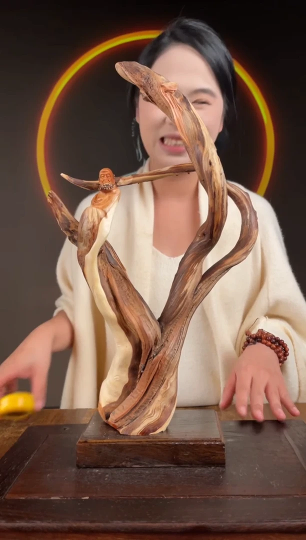 柏木（崖柏）手工摆件,先抢先得! 编号:86