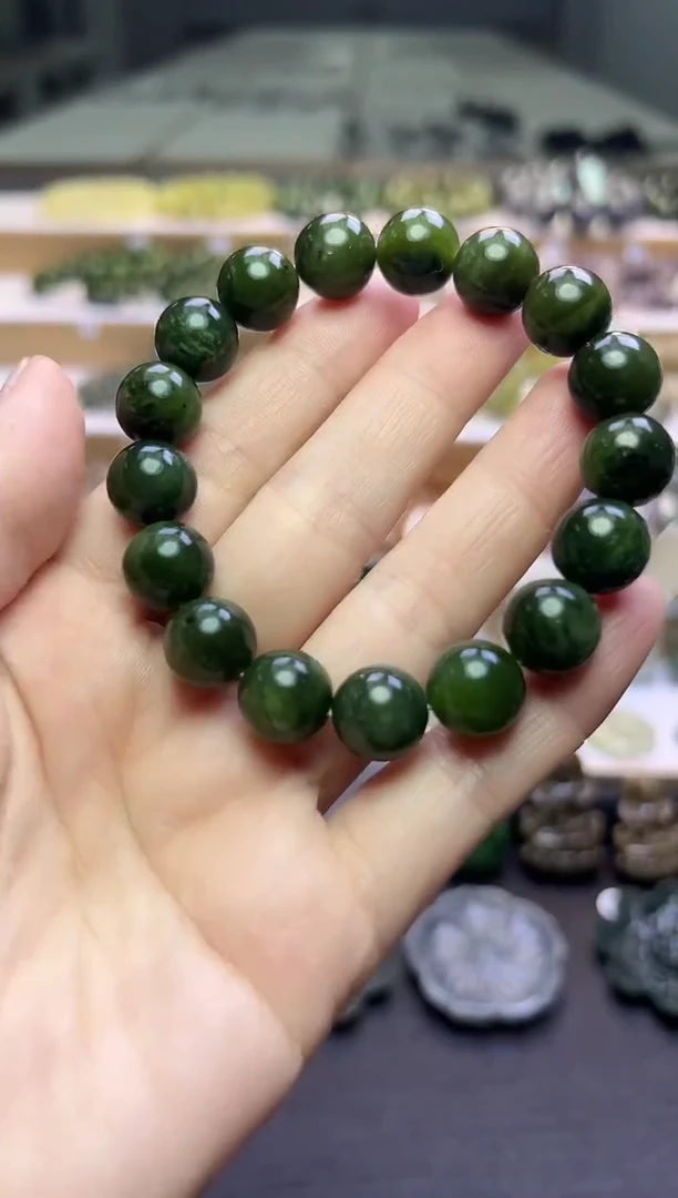 未镶嵌手串和田玉47号链接卡12mm有 包容